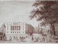 1838 Hotel Baur, rechts Tiefenhoflinde - heute Sprüngli